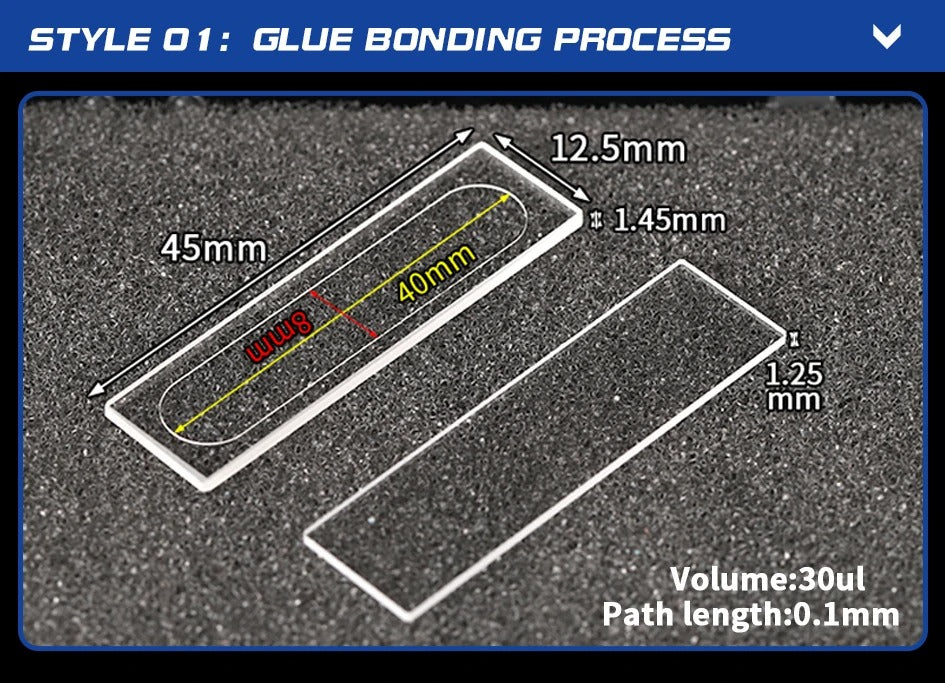 Quartz Sample Cell 0.1-2mm Quartz Flow Cuvettes | NEXACULE - Flow Cuvettes