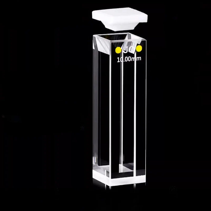 Quartz Cuvettes with Stopper Quartz Cells Slit Fluorescence | NEXACULE - Fluorescence Cuvettes