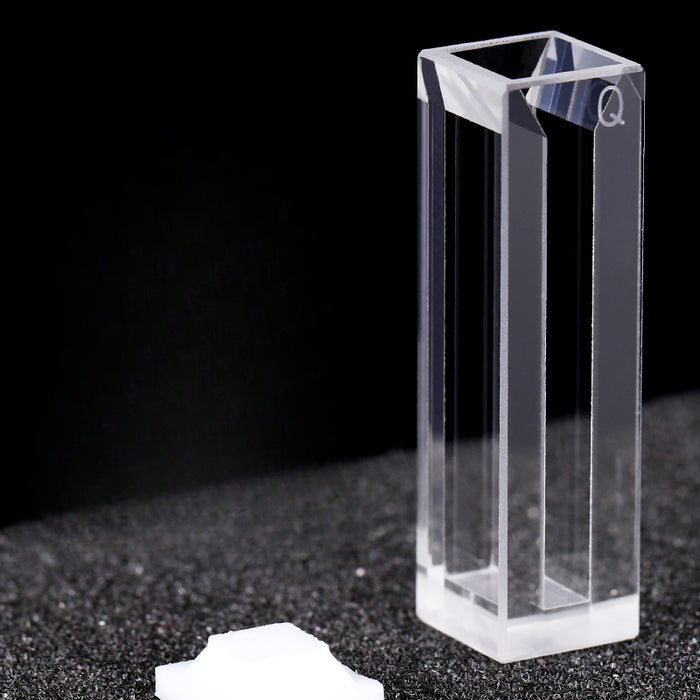 1400ul Sub-Micro Quartz Fluorescence Cuvette With Lid 10mm | NEXACULE - Subminiature Cuvettes