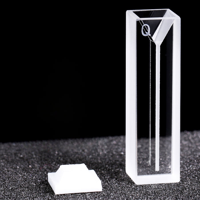 Micro Quartz Cuvette Quartz Cell with Frosted Walls and Lid | NEXACULE - Subminiature Cuvettes