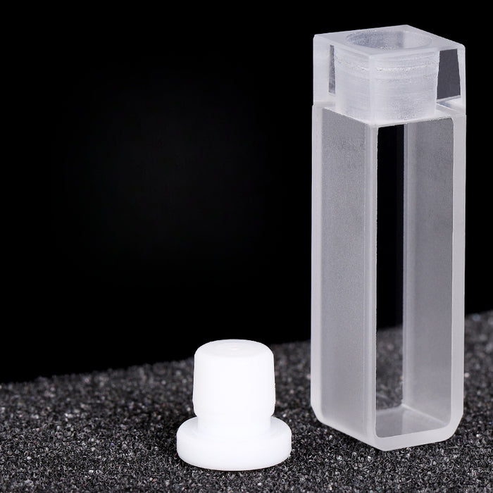 Quartz Closed Cuvette Airtight 1cm Paired UV Quartz Band Plug| NEXACULE - Sealed Cuvettes