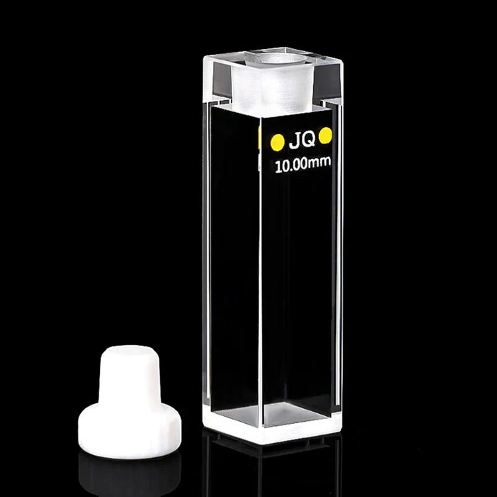 Quartz Closed Fluorescent Cuvette Airtight 1cm Paired UV Plug | NEXACULE - Sealed Cuvettes