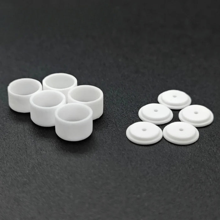 90μl Premium Alumina Cup with Lid 960070.901/960239.901 for TA Instruments/TA AL2O3 Crucible | NEXACULE - Sample pan/Crucible with lid