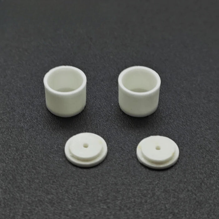 70μl Zirconia Crucibles with Lids/Covers same size as ME-30244541 for Mettler Toledo/Mettler DSC sample pans | NEXACULE - Sample pan /crucible with lid
