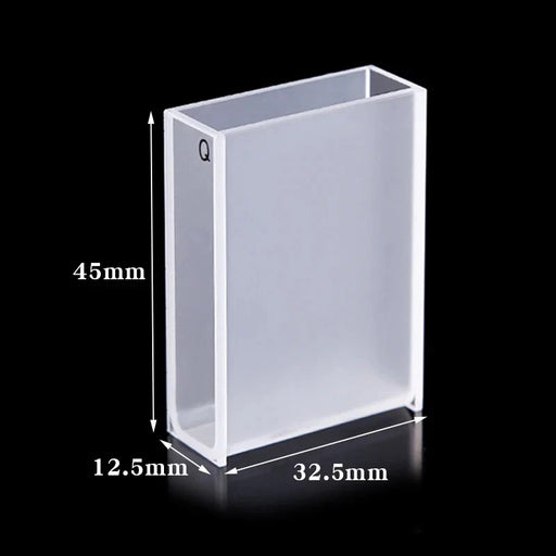 10.5ml Quartz Cuvette with Lid 30mm Quartz UV Vis Cells  | NEXACULE - UV Quart Cuvettes