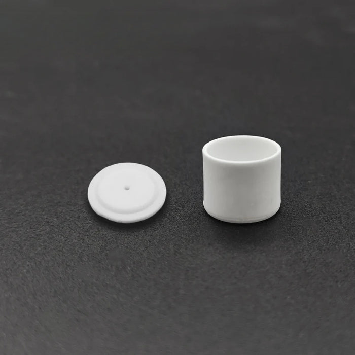 900μl Alumina Large Crucibles with Lid for ME-51119960 for Mettler Toledo/Mettler Ceramic Sample Pans| NEXACULE - Sample pan/Crucible with lid