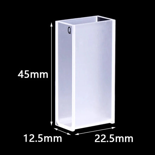Quartz Cuvette Cells with Lid 20mm for Spectrophotometer Lab| NEXACULE - UV Quart Cuvettes
