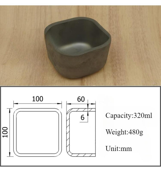 High Temperature Sic Crucible Silicon Carbide Crucible| NEXACULE - Silicon Carbide Crucible