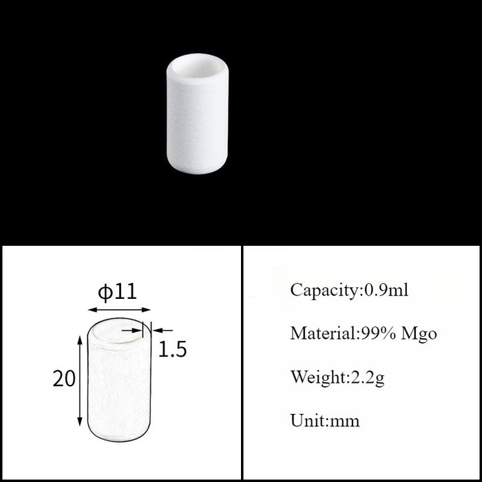 Magnesia Crucible Magnesium Oxide Crucible Mgo Cylinder| NEXACULE - Magnesia Crucible