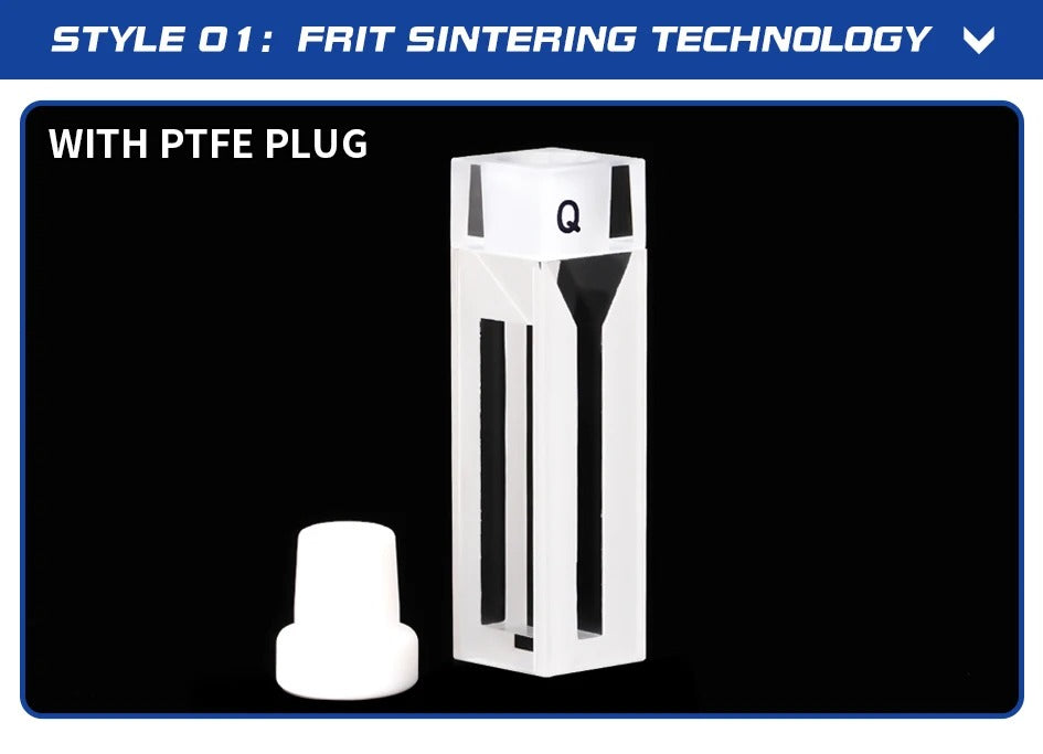 1.05ml Quartz Cuvette Trace Fluorescence Cell with Stopper | NEXACULE - Subminiature Cuvettes