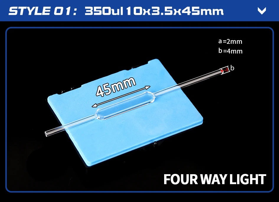 Quartz Flow Cuvette Variety of Styles Good Fluidity Complete| NEXACULE - Flow Cuvettes