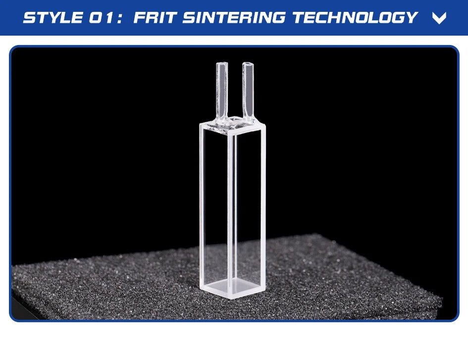 3.5ml Quartz Fluorometer Flow 10mm Cuvette Closed Cells10mm | NEXACULE - Sealed Cuvettes
