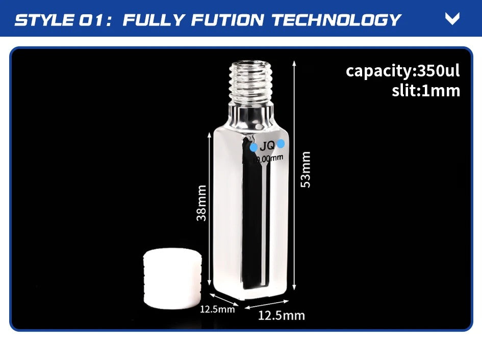Quartz Thread Trace Colorimetric Dish Cuvette Two Way Ligh| NEXACULE - Sealed Cuvettes