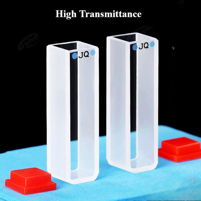3.5ml Standard UV Quartz Cell with Lid and Leve bottom 10mm | NEXACULE - UV Quart Cuvettes