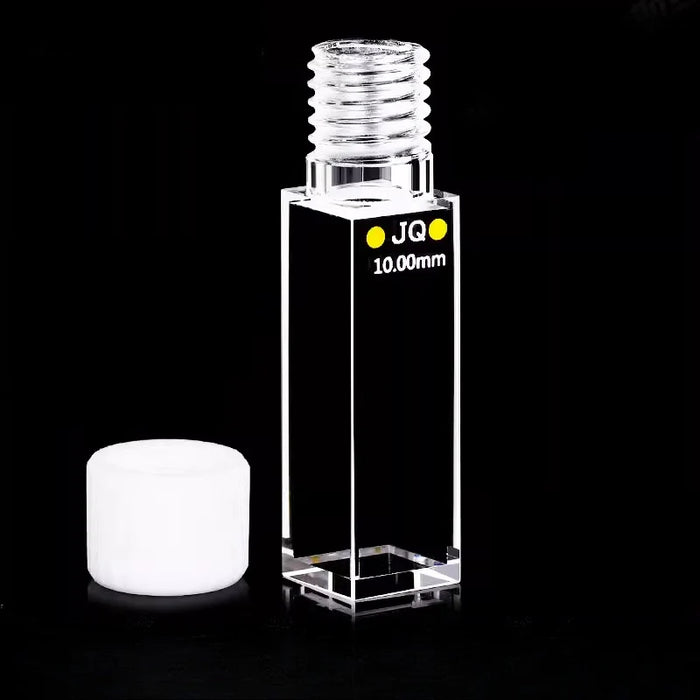3.5ml Quartz Cuvette Cell with Screw Thead Five Way Light | NEXACULE - Sealed Cuvettes