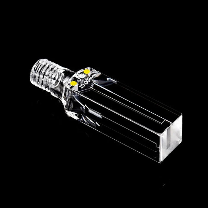 700ul Quartz Cuvette Cell with Screw Cap 10mm Four Way Light | NEXACULE - Sealed Cuvettes