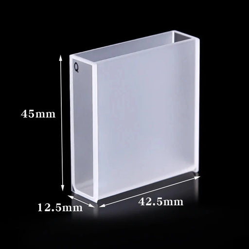 Quartz Cuvette with Lid 40mm UV Spectrophotometer Cuvette | NEXACULE - UV Quart Cuvettes