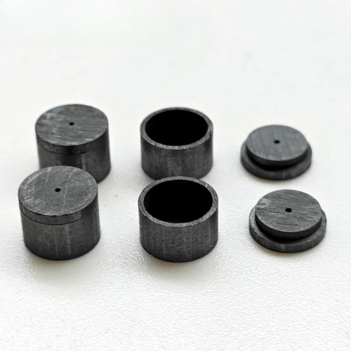 40μl Graphite Crucible with Lid Same Size As TA 960072.901/ 960239.901 for TA Instruments/TA Graphite Pans with Lids | NEXACULE - Crucible with lid