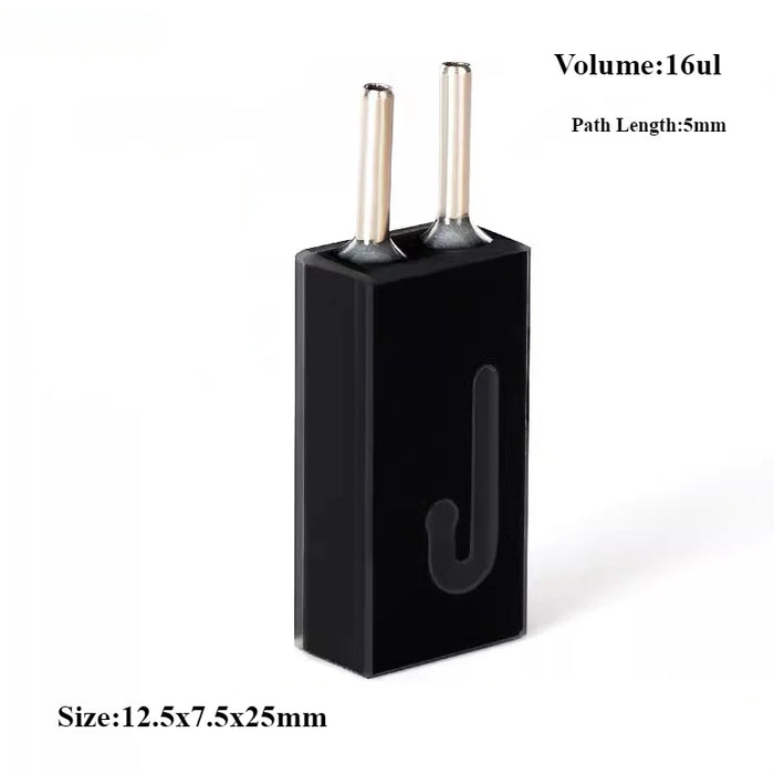 Quartz Fluorescence Flow Cuvette with Stainless Tube | NEXACULE - Flow Cuvettes