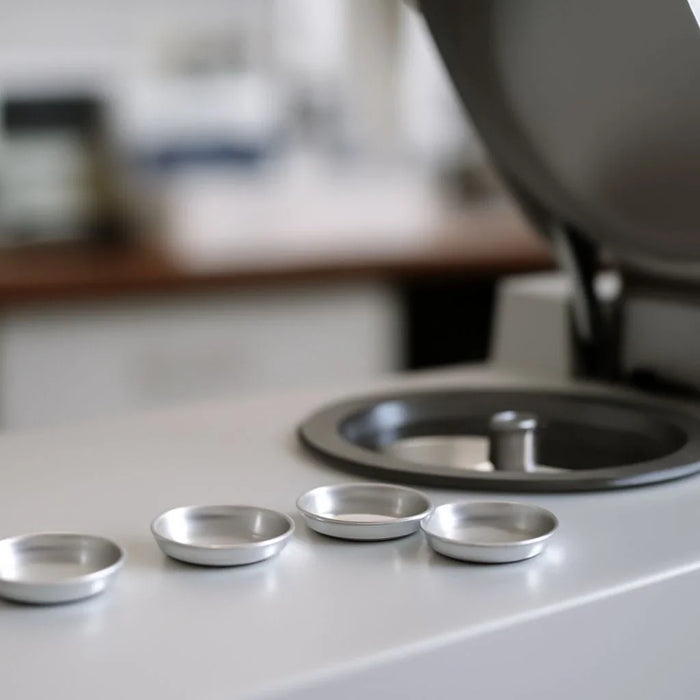 CompatCompatible DSC Pans for Energy Storage Research Essential for Lithium-Ion and Solid-State Battery Performanceible DSC Pans for Multi-Brand Thermal Analysis in Research Lab
