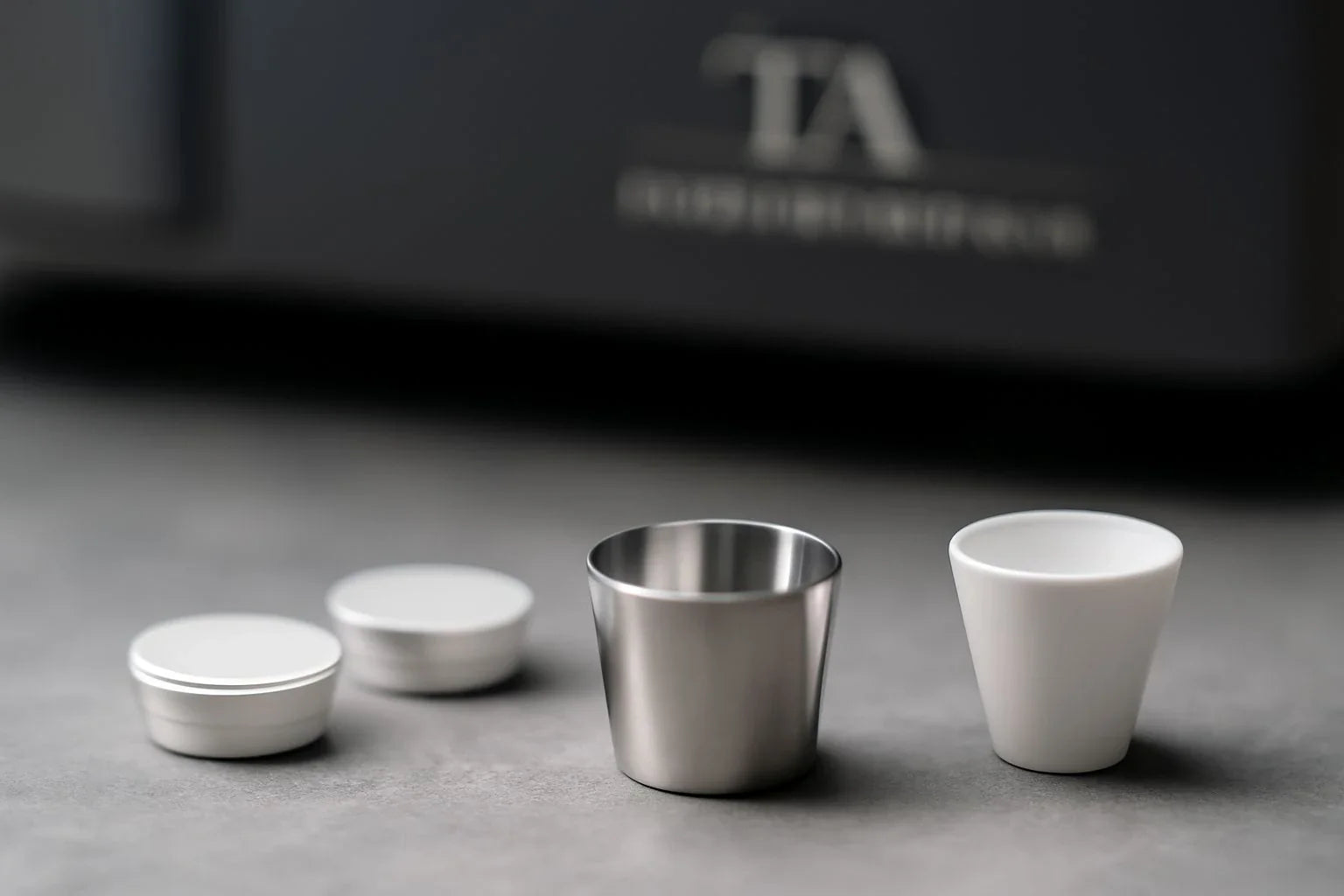 Crucibles for DSC-TGA thermal analysis – essential for accurate results in differential scanning calorimetry and thermogravimetric testing.