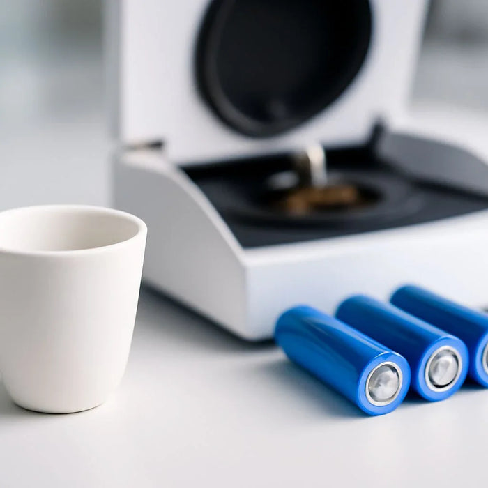 Custom thermal analysis crucibles used in battery material testing for emerging battery technologies