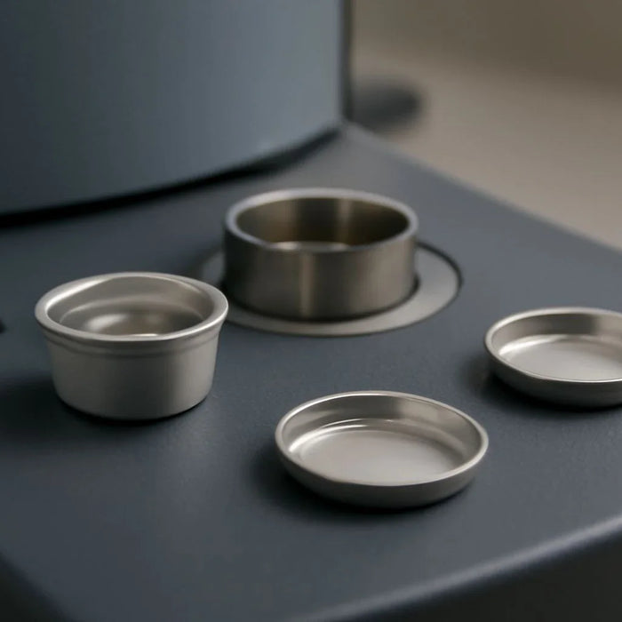 DSC pans for liquid samples ensuring accurate thermal analysis and preventing evaporation and leakage