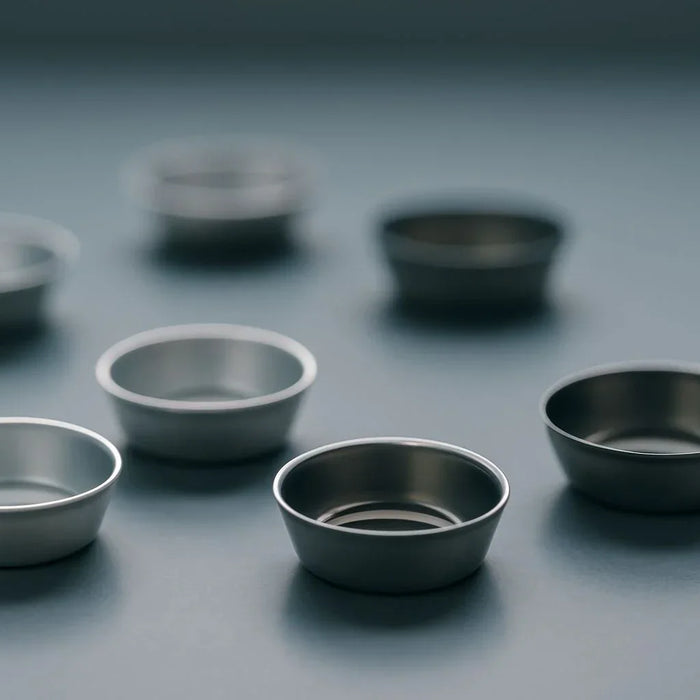 DSC pans technical specifications for accurate thermal analysis Material, size, and weight tolerance.