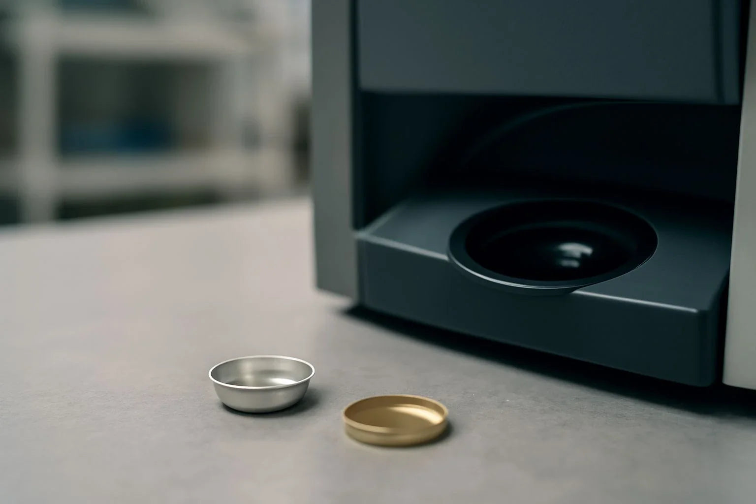 DSC sample preparation with hermetic pans to prevent contamination and sample loss