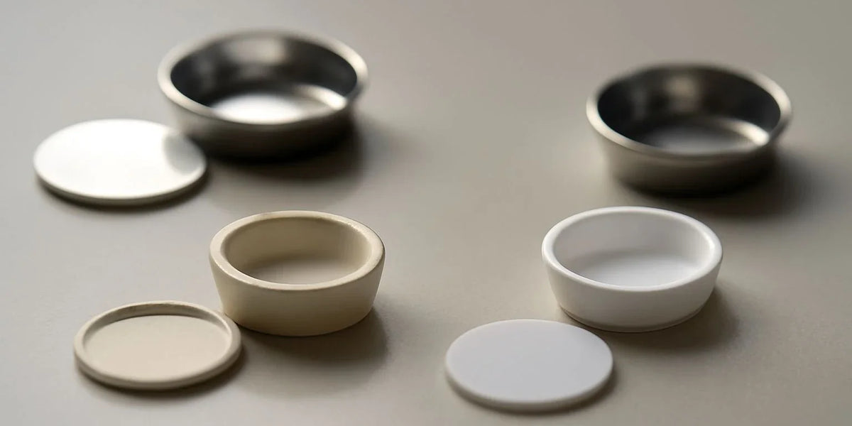 Pan Collection Container Lab Choosing the Right Sample Pans with Lids for Thermal Analysis — NEXACULE
