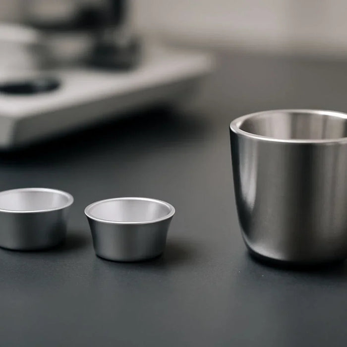 High-quality crucibles for DSC-TGA testing, showcasing key material and design features for precise thermal analysis.
