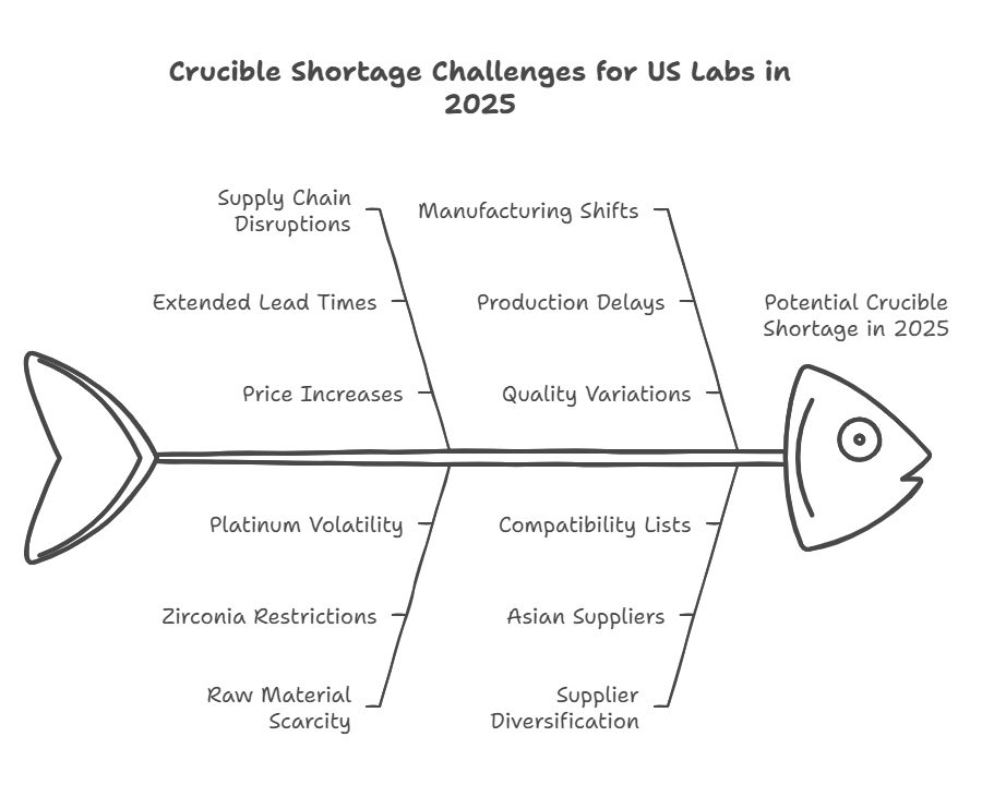How Global Lab Supply Chains Affect Thermal Analysis Crucible Availability?