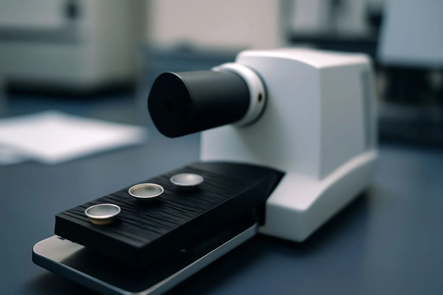TGA testing process with sample preparation and equipment analysis