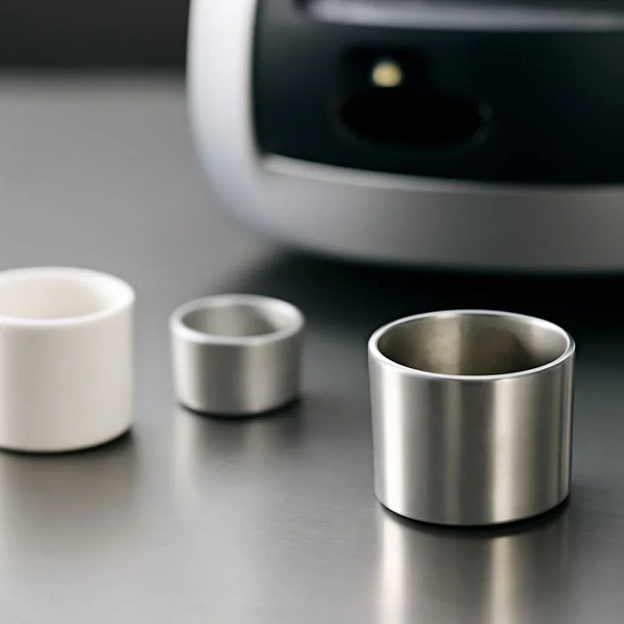 Thermal analyzer crucibles for lithium battery research, crucial for accurate testing and analysis of battery stability.