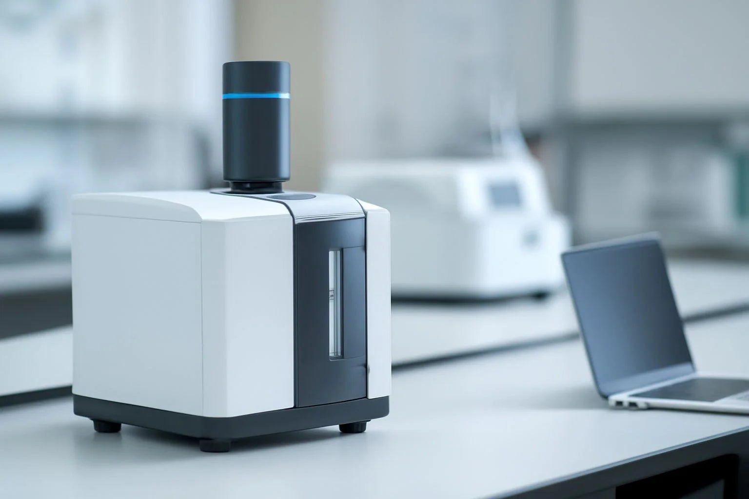 Thermogravimetric Analysis (TGA) process in a laboratory setting for material testing