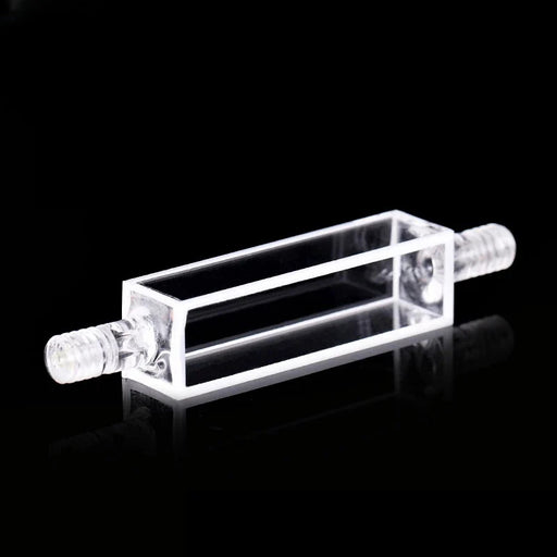 3.5ml Quartz Fluorescent Flow Cuvettes Cells Threaded Pipe | NEXACULE - Flow Cuvettes