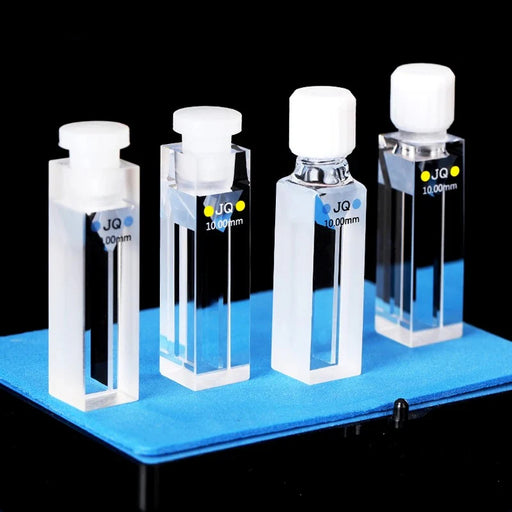 Quartz Cell with Stopper 10mm Trace Colorimetric Dish 350ul | NEXACULE - Sealed Cuvettes