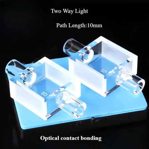 Quartz Flow Cuvettes Smaple Cells Customized Two Way Light| NEXACULE - Flow Cuvettes