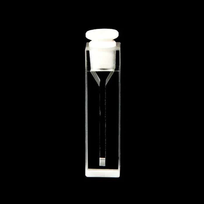 700ul Micro Quartz Cuvette Cell with Stopper 10mm  for Lab | NEXACULE - Subminiature Cuvettes