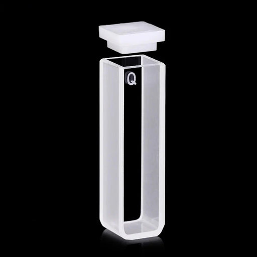 Quartz Cuvettes Standard Cells with lid and Round Bottom | NEXACULE - UV Quart Cuvettes