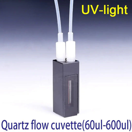 60ul-600ul Quartz Flow Cuvette Quartz Cell Two Way Light | NEXACULE - Flow Cuvettes
