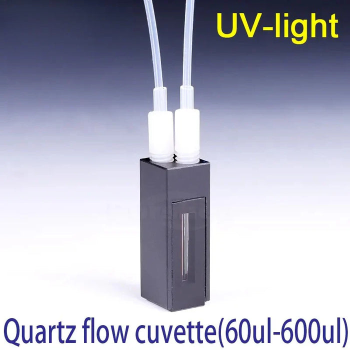 60ul-600ul Quartz Flow Cuvette Quartz Cell Two Way Light | NEXACULE - Flow Cuvettes