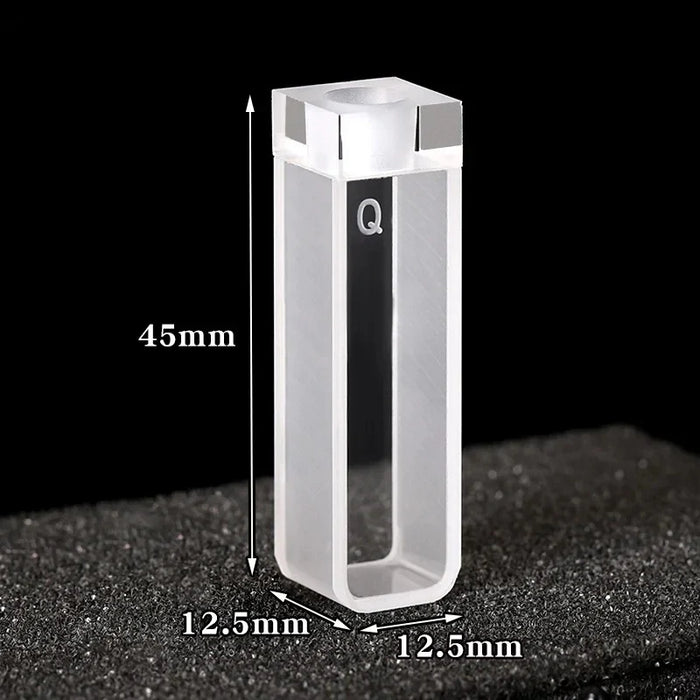 Quartz Closed Cuvette Airtight 1cm Paired UV Quartz Band Plug| NEXACULE - Sealed Cuvettes