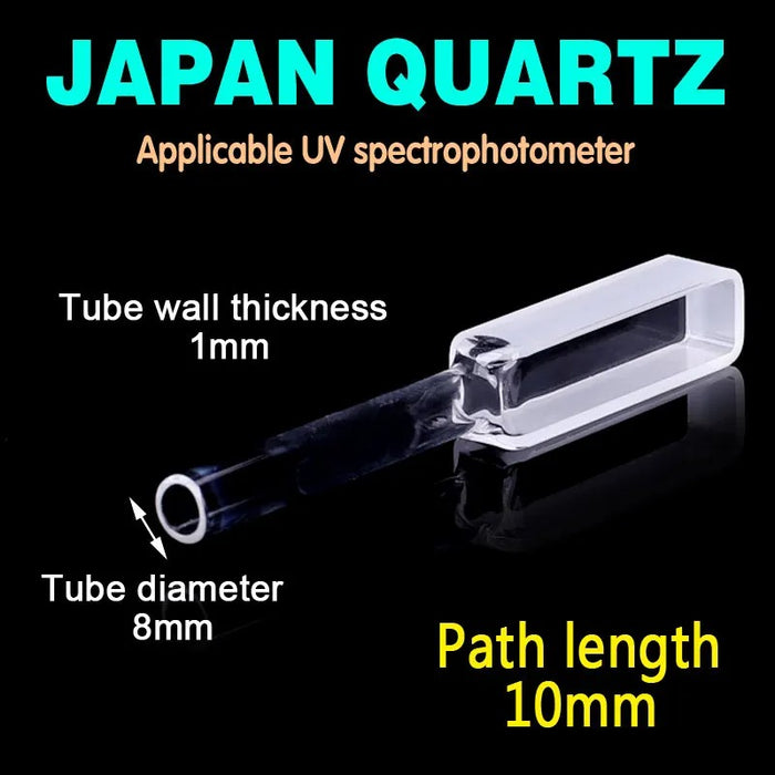 400ul Quartz Band Tube Cuvettes JGS1 Cells for Lab | NEXACULE - UV Quart Cuvettes