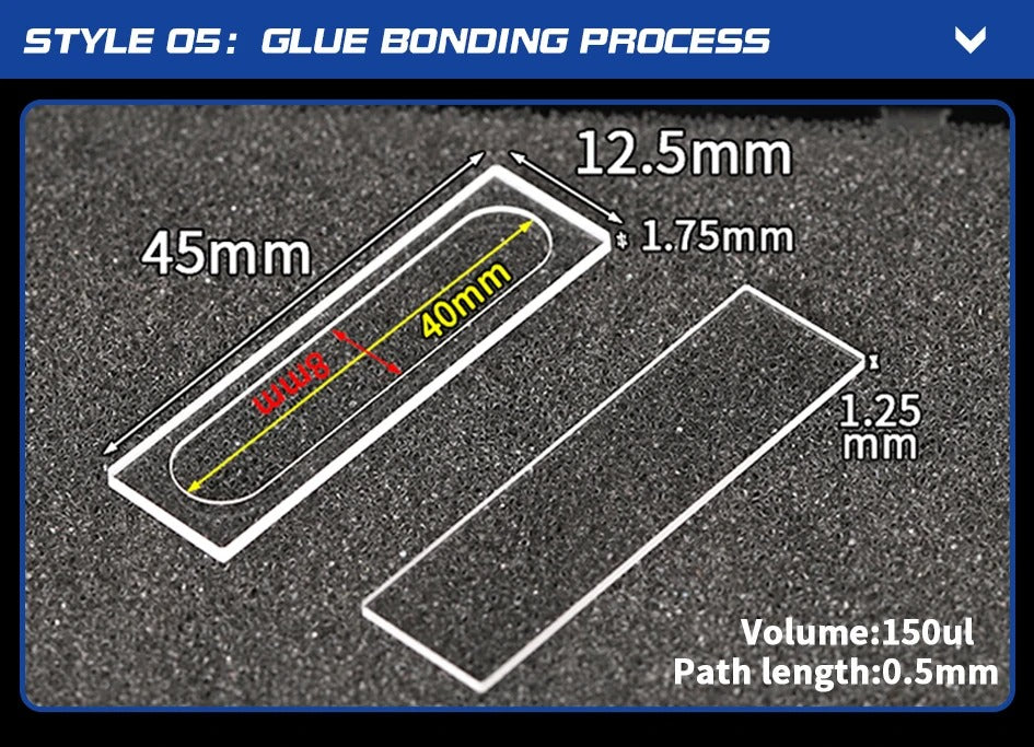 Quartz Sample Cell 0.1-2mm Quartz Flow Cuvettes | NEXACULE - Flow Cuvettes