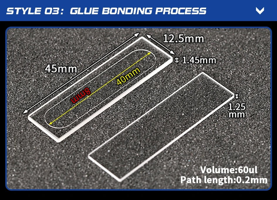 Quartz Sample Cell 0.1-2mm Quartz Flow Cuvettes | NEXACULE - Flow Cuvettes