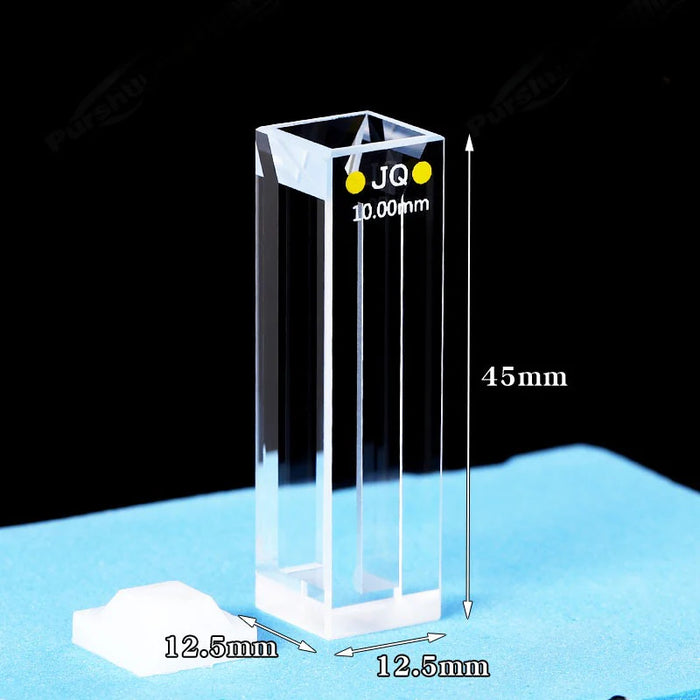 Quartz Cuvettes with Stopper Quartz Cells Slit Fluorescence  | NEXACULE - Fluorescence Cuvettes