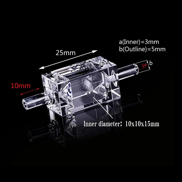 1.5ml Quartz Fluorescent Flow Cuvette Quartz Cell 10mm | NEXACULE - Flow Cuvettes