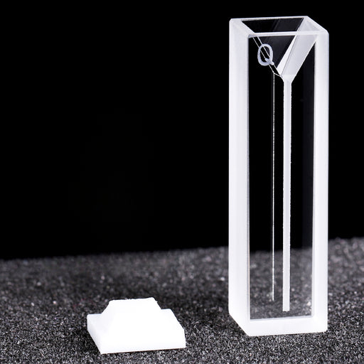 Micro Quartz Cuvette Quartz Cell with Frosted Walls and Lid | NEXACULE - Subminiature Cuvettes