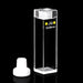 Quartz Closed Fluorescent Cuvette Airtight 1cm Paired UV Plug | NEXACULE - Sealed Cuvettes